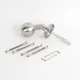 Buton fix inclinat cu bocheta rotunda